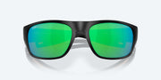 Green Mirror Polarized Polycarbonate Lenses, Matte Black Frame