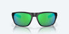 [Green Mirror Polarized Polycarbonate Lenses, Matte Black Frame]