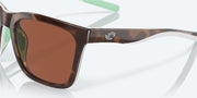 Copper Polarized Polycarbonate Lenses, Shiny Tortoise/White/Seafoam Crystal Frame