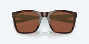 Copper Polarized Polycarbonate Lenses, Shiny Tortoise/White/Seafoam Crystal Frame