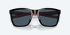 [Gray Polarized Polycarbonate Lenses, Shiny Black/Crystal/Fuchsia Frame]