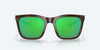 [Green Mirror Polarized Polycarbonate Lenses, Shiny Tortoise/White/Seafoam Crystal Frame]