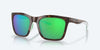 [Green Mirror Polarized Polycarbonate Lenses, Shiny Tortoise/White/Seafoam Crystal Frame]