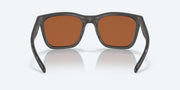 Green Mirror Polarized Polycarbonate Lenses, Matte Gray Tortoise Frame