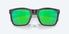 [Green Mirror Polarized Polycarbonate Lenses, Matte Gray Tortoise Frame]