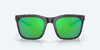 [Green Mirror Polarized Polycarbonate Lenses, Matte Gray Tortoise Frame]