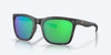 [Green Mirror Polarized Polycarbonate Lenses, Matte Gray Tortoise Frame]