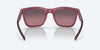 [Rose Gradient Polarized Glass Lenses, Black/Crystal/Fuchsia Frame]