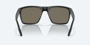 Blue Mirror Polarized Glass Lenses, Matte Black Frame