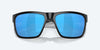 [Blue Mirror Polarized Glass Lenses, Matte Black Frame]