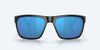 [Blue Mirror Polarized Glass Lenses, Matte Black Frame]