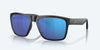 [Blue Mirror Polarized Glass Lenses, Matte Black Frame]