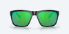 [Green Mirror Polarized Polycarbonate Lenses, Matte Black Frame]