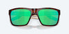 [Green Mirror Polarized Glass Lenses, Tortoise Frame]