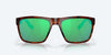 [Green Mirror Polarized Glass Lenses, Tortoise Frame]