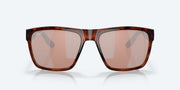 Copper Silver Mirror Polarized Polycarbonate Lenses, Tortoise Frame