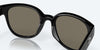 [Blue Mirror Polarized Glass Lenses, Black Frame]