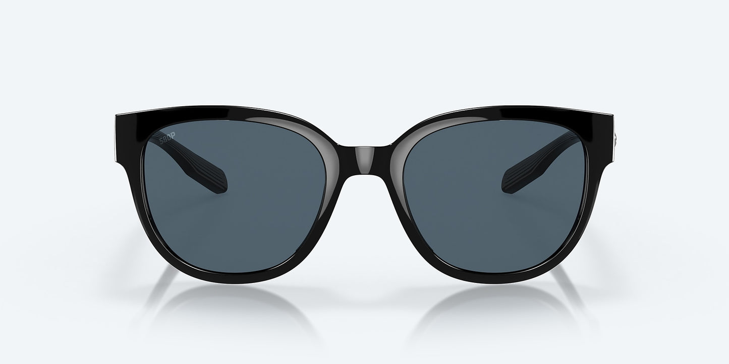 [Gray Polarized Polycarbonate Lenses, Black Frame]