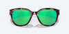 [Green Mirror Polarized Glass Lenses, Coral Tortoise Frame]