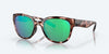 [Green Mirror Polarized Glass Lenses, Coral Tortoise Frame]