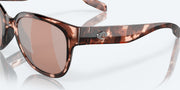 Copper Silver Mirror Polarized Polycarbonate Lenses, Coral Tortoise Frame