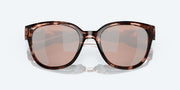 Copper Silver Mirror Polarized Polycarbonate Lenses, Coral Tortoise Frame