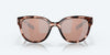 [Copper Silver Mirror Polarized Polycarbonate Lenses, Coral Tortoise Frame]