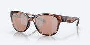 Copper Silver Mirror Polarized Polycarbonate Lenses, Coral Tortoise Frame