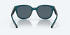 [Gray Silver Mirror Polarized Polycarbonate Lenses, Teal Frame]