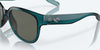 [Gray Polarized Glass Lenses, Teal Frame]