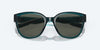 [Gray Polarized Glass Lenses, Teal Frame]