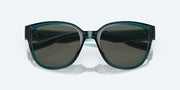 Gray Polarized Glass Lenses, Teal Frame