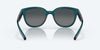 [Gray Gradient Polarized Glass Lenses, Teal Frame]