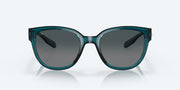 Gray Gradient Polarized Glass Lenses, Teal Frame