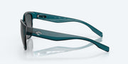 Gray Gradient Polarized Glass Lenses, Teal Frame