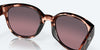 [Rose Gradient Polarized Glass Lenses, Coral Tortoise Frame]