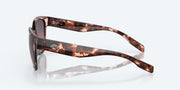 Rose Gradient Polarized Glass Lenses, Coral Tortoise Frame