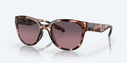 Rose Gradient Polarized Glass Lenses, Coral Tortoise Frame