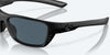 [Gray Polarized Polycarbonate Lenses, Blackout Frame]