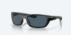 [Gray Polarized Polycarbonate Lenses, Blackout Frame]