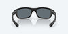 [Blue Mirror Polarized Polycarbonate Lenses, Blackout Frame]