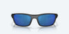 [Blue Mirror Polarized Polycarbonate Lenses, Blackout Frame]