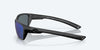 [Blue Mirror Polarized Polycarbonate Lenses, Blackout Frame]