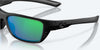 [Green Mirror Polarized Polycarbonate Lenses, Blackout Frame]