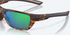 [Green Mirror Polarized Polycarbonate Lenses, Retro Tortoise Frame]