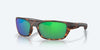 [Green Mirror Polarized Polycarbonate Lenses, Retro Tortoise Frame]