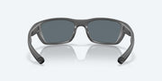 Blue Mirror Polarized Polycarbonate Lenses, Matte Gray Frame