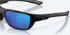 [Blue Mirror Polarized Glass Lenses, Blackout Frame]