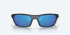 [Blue Mirror Polarized Glass Lenses, Blackout Frame]