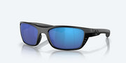 Blue Mirror Polarized Glass Lenses, Blackout Frame